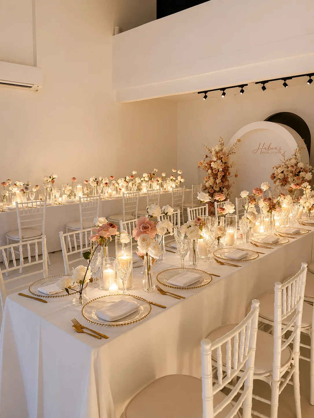 Elegant event styling by Luxe Affairs